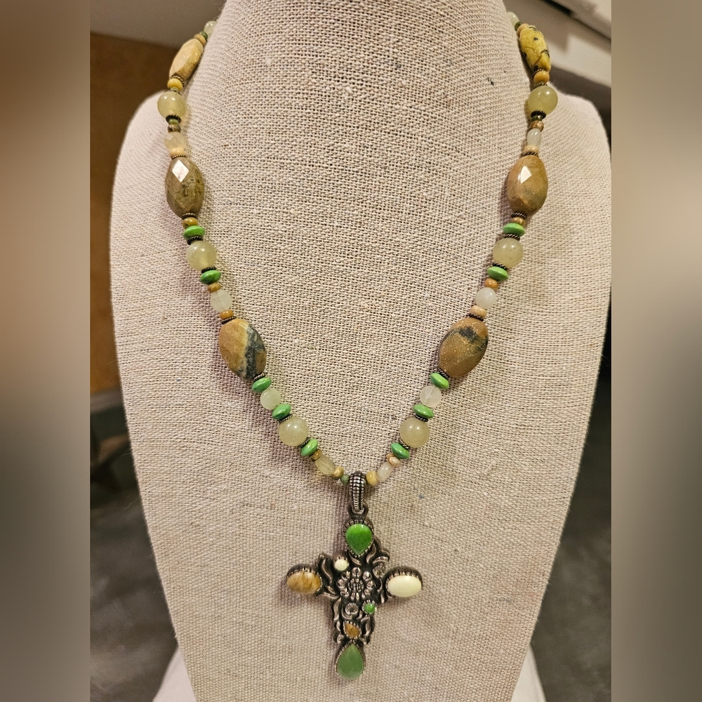Silver & Stone Necklace